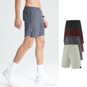 Sports Shorts Ice Silk Breathable Tie-dyed Fifth Pants Running Fitness