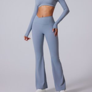 Women's Brushed Texture High Waist Cross Yoga Pants